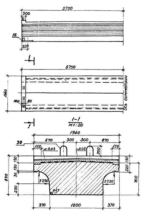 Балка ребристая БПД115-М1 АIII Серия 3.501.1-146